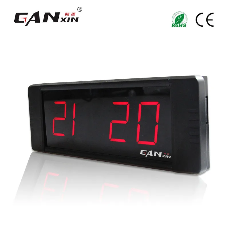 

[GANXIN] electronic digital led wall clock quieten alarm clock office table clock