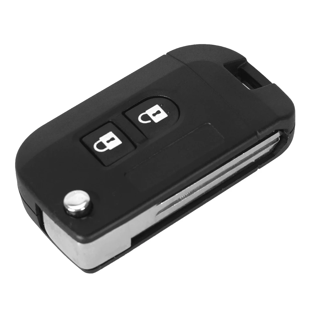 Складной чехол DANDKEY для автомобильного ключа с 2 кнопками Nissan Micra Xtrail Qashqai Juke