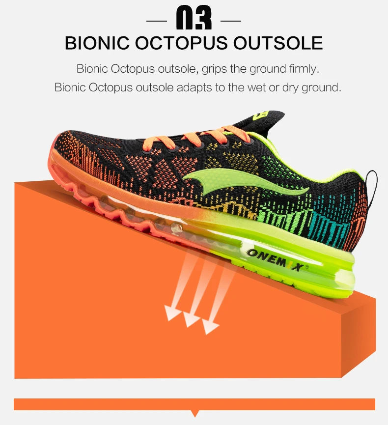 ONEMIX/Женская обувь для бега с воздушной подушкой легкая ходьба для бега в спортзале, для занятий спортом на открытом воздухе, розовые легкоатлетические спортивные туфли