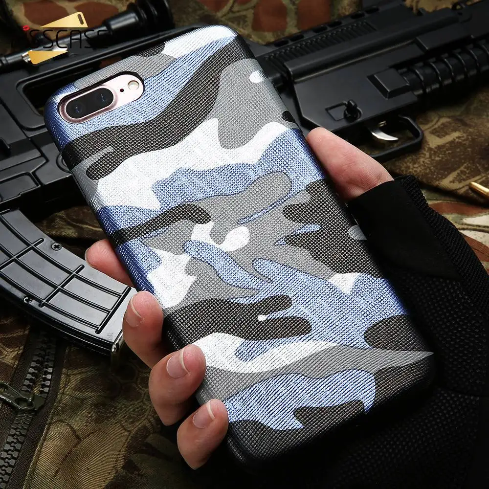 Coool Kisscase камуфляж рисунком чехол для iPhone X 8 7 6S 6 Plus 5S 5 SE задняя крышка PU кожаный