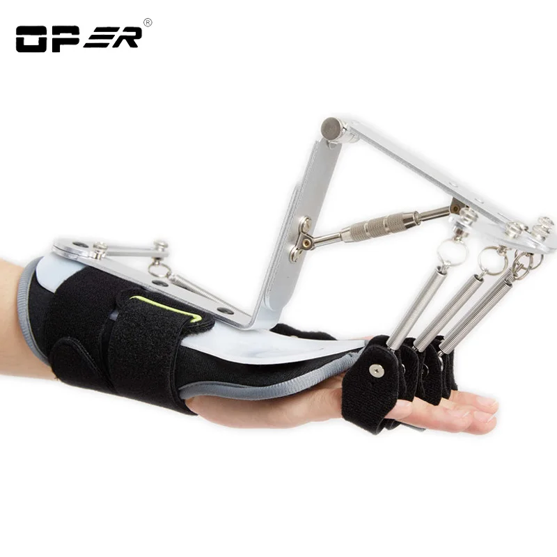 

OPER Adjustable Finger Wrist Orthotics Exerciser Rehabilitation Device For Cerebral Infarction Thrombosis Stroke hemiplegia WH62