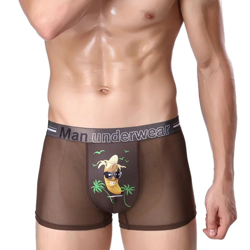 Binyuxd Merk Transparante Mens Sexy Underwear Flexibele Print Banaan Grappige Boxershorts Voor Mannen 5 Stks Partij Boxer Shorts Boxer Shorts Brandbrand Boxer Shorts Aliexpress