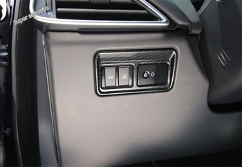 

Lapetus Accessories Interior Head Lights Lamp / Trunk Box Switch Button Cover Trim Fit For Jaguar XF / XE 2016 2017 2018 2019