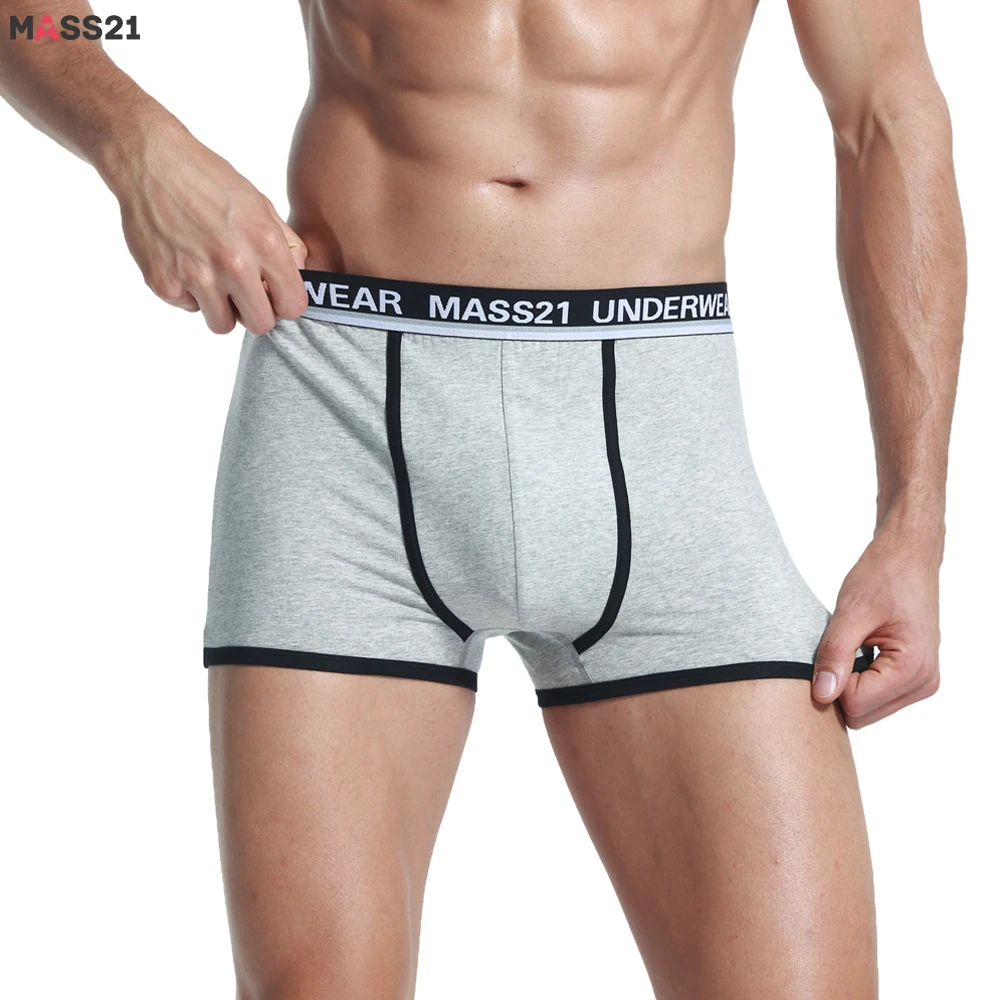 

MASS21 4pcs/lot Mens Underwear Boxers Breathable Boxer Shorts Comfortable Male Underpants Boxer Homme Sexy Panties Plus Size