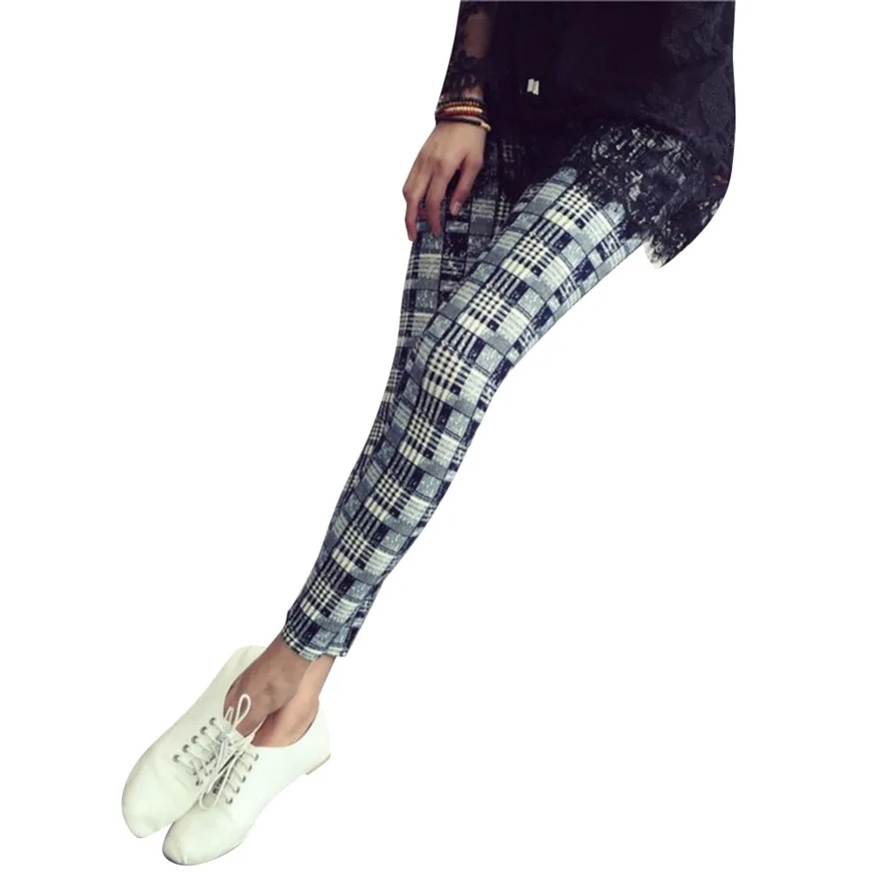 Women Fitness Leggings Summer Print Flower Leggings Women