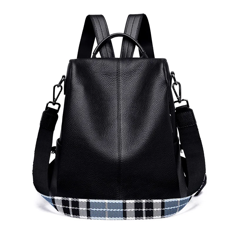 

Genuine Cowhide Leather Vintage backpacks for women high quality cowhide backpacks Female travel shoulder bag school bag