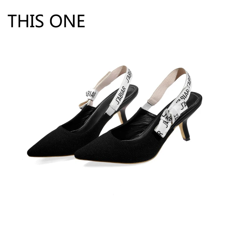 

Hot sell 2018 summer genuine leather back strap cover pointed toe sexy high heels 7.5cm white fashion sandals shoes for woman