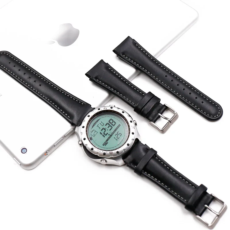 Watch accessories pin buckle leather strap men suitable Suunto X-LANDER Landes Spartan Warrior outdoor sports strap watch band