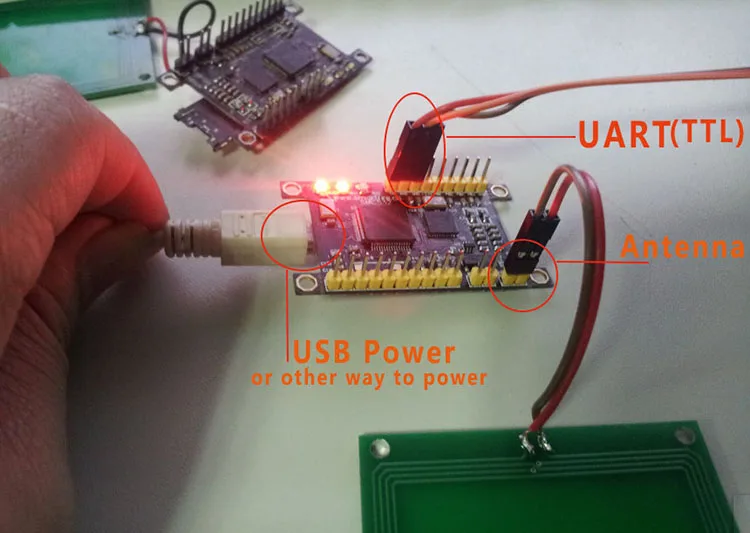 Бесплатная доставка SMC532 NFC модуль/R/W NFC карта/P2P с телефоном/libnfc/llcp/ISO/IEC 1443A/B s50/felicard/