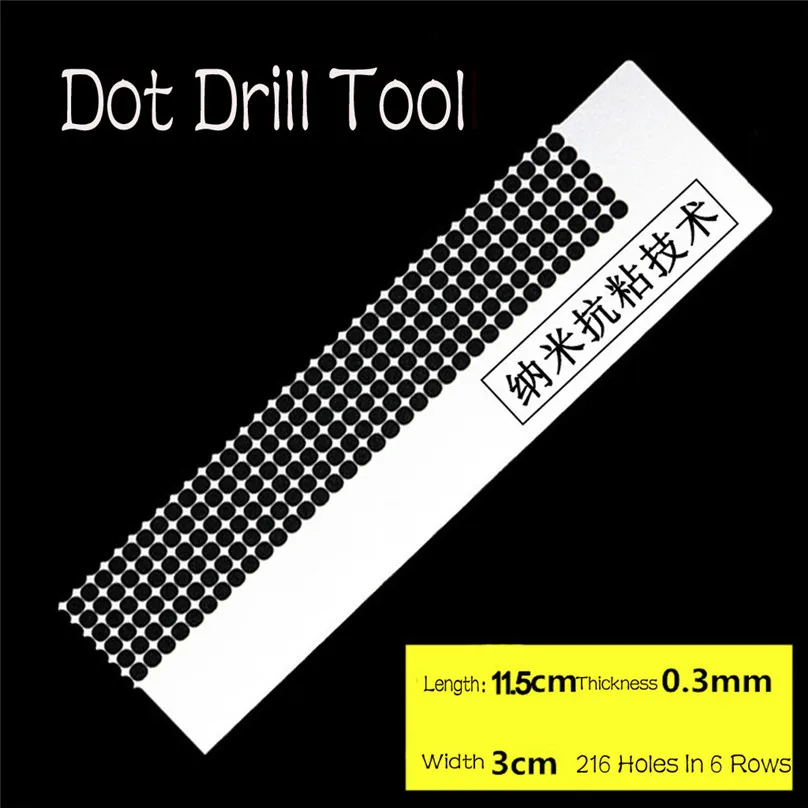 Diamond Drawing Ruler Dot Drill Tool Magic Tool Diamond Embroidery Mesh Ruler Stainless Steel Ruler Tool #3j18 (3)