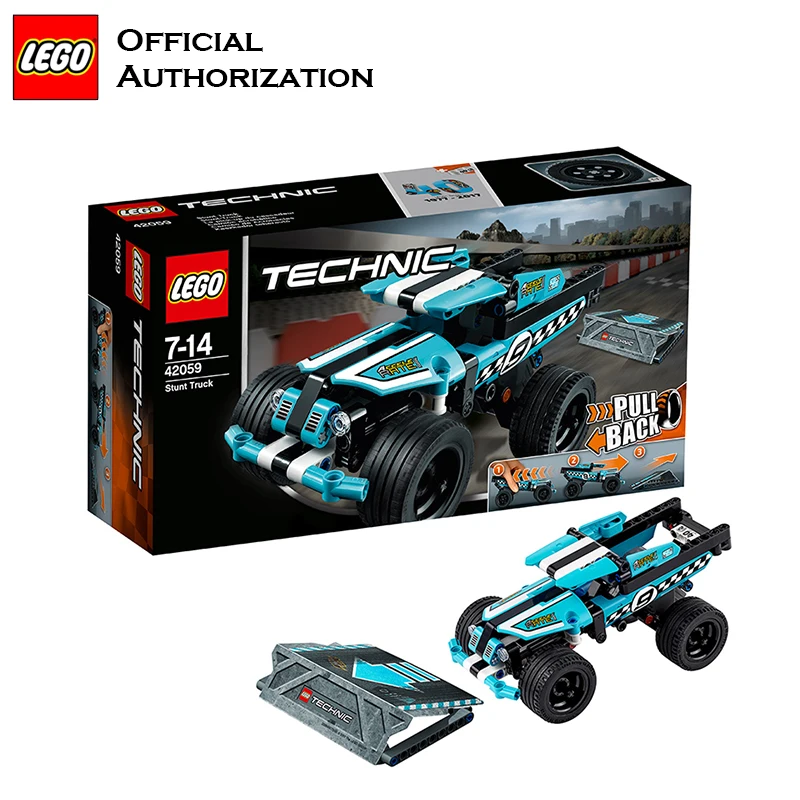 Lego Brand Technic Series Pull-Back Car Toys Building Blocks 42059 Compatible with Other Lego Multifunctional Blocks For Gift