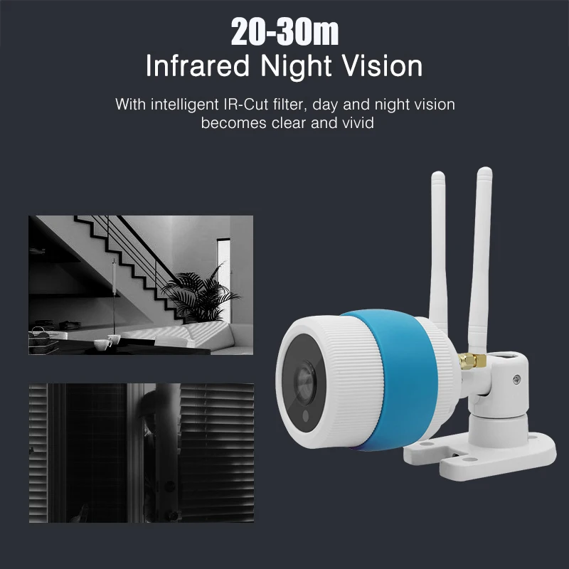 Inalámbrico 720 p de vigilancia de la Cámara de bala Cámara WiFi de seguridad al aire libre Wi-Fi Camara ip P2P Onvif cámara resistente al agua para casa tienda IPCam Inalámbrico 720 p de vigilancia de la Cámara de bala Cámara WiFi de seguridad al aire libre Wi-Fi Camara ip P2P Onvif cámara resistente al agua para casa tienda IPCam