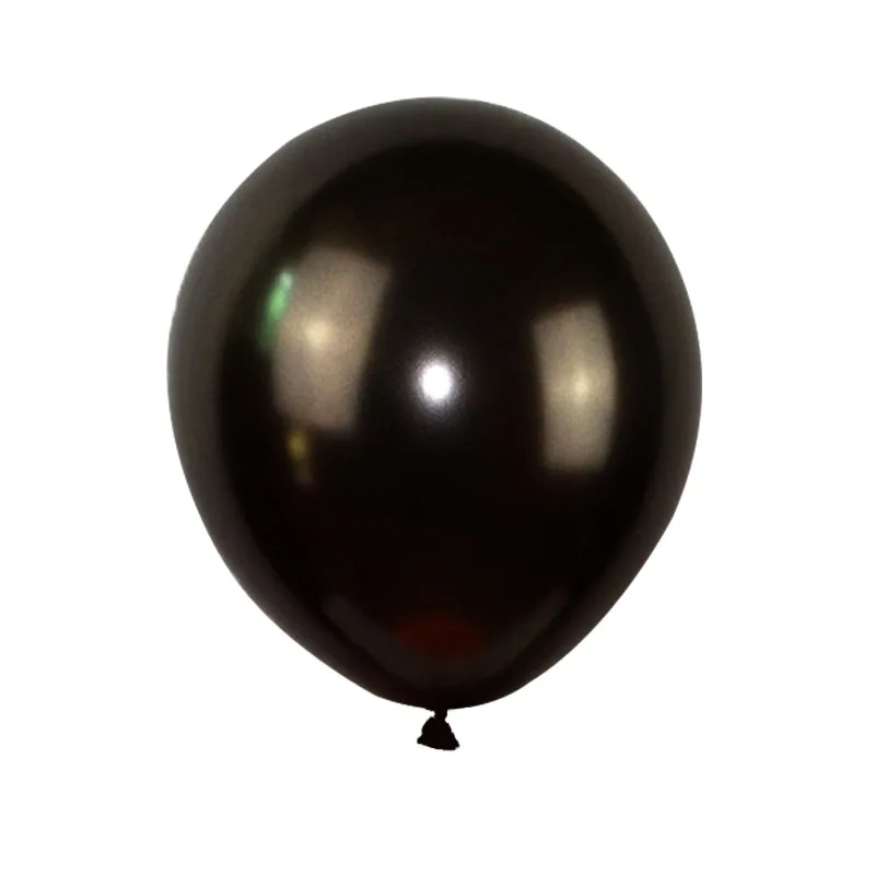 10 шт./лот 3,2 г жемчужные латексные шары, гелий воздушные шары Надувное свадебное украшение на день рождения воздушные шары для детского душа - Цвет: black