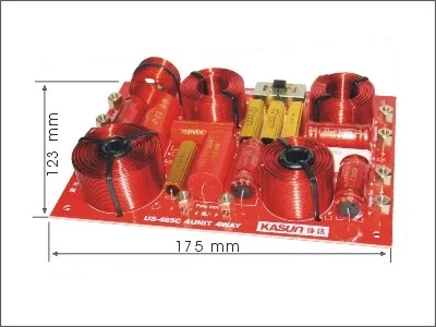 Для KASUN US-485C 4 Way 4 блок Hi-Fi динамик кроссовер с делителем частоты фильтры