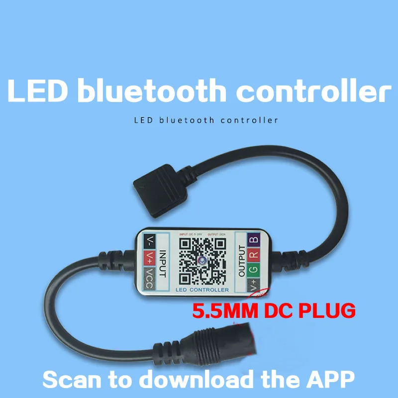 Bluetooth USB RGB Светодиодная лента пульт дистанционного управления 5 В 12 постоянного