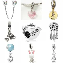 Серебряный цвет Племенной DIY Ювелирные изделия чайник Ловец снов лист Санта Клаус европейские бусины подходят Pandora Браслеты ожерелья Изготовление