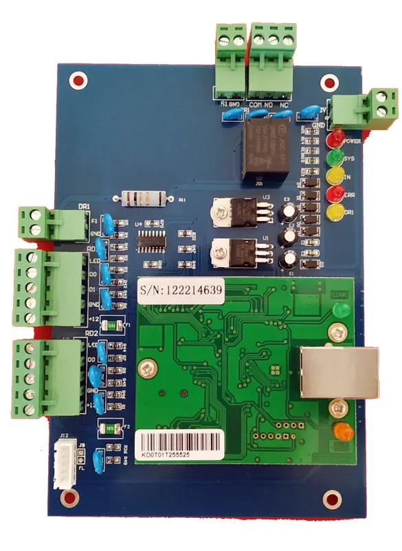 TCP одна дверная плата управления доступом с блоком питания 110 V/220 V для системы контроля доступа Wiegand панель управления доступом sn: L01_set