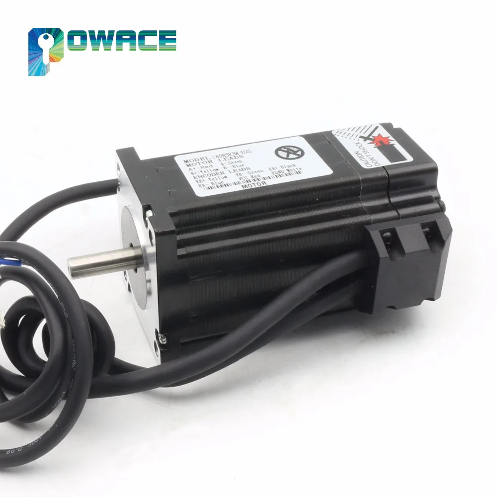 US $101.28 EU DeliveryFree VAT Nema24 3NM ClosedLoop Servo Motor 6A 2Phase HSS60 Hybrid StepServo Driver