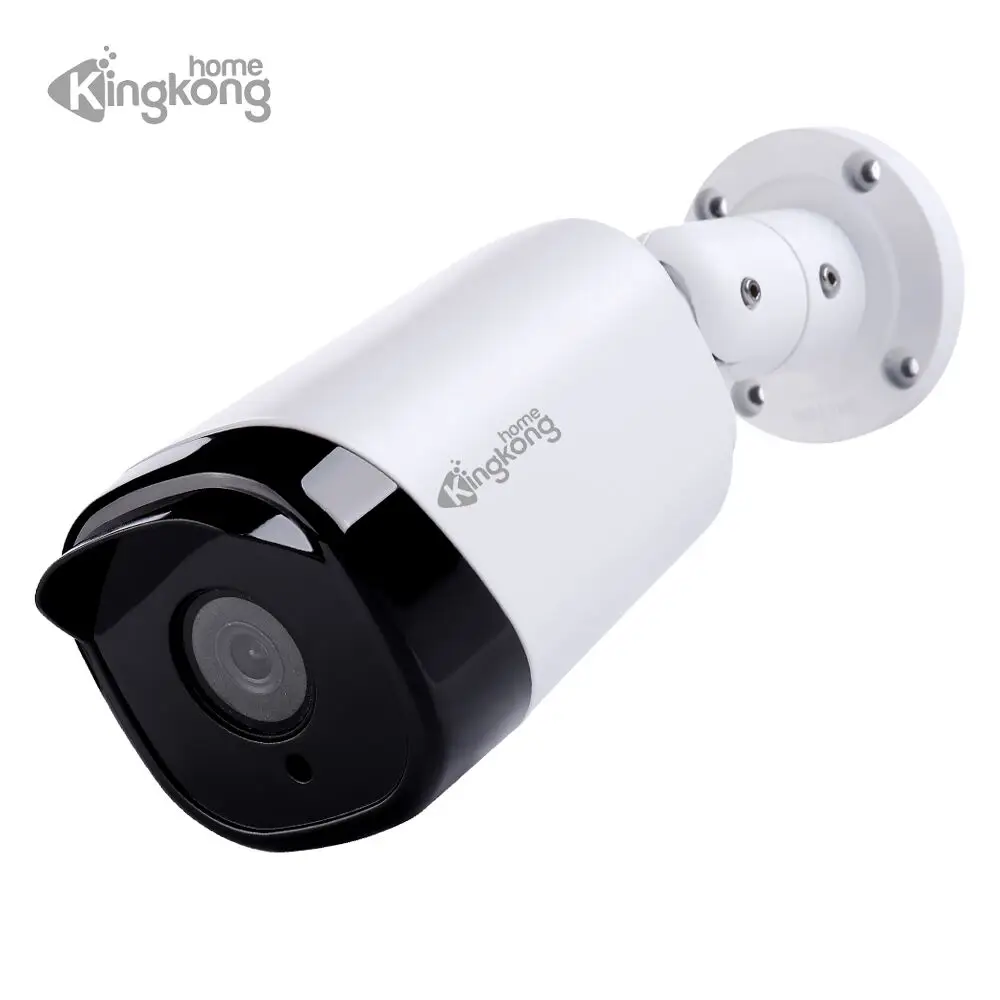 

Kingkonghome 1080P 4MP POE IP Camera ONVIF Network Security CCTV P2P Motion Detection Waterproof Outdoor Bullet surveillance cam
