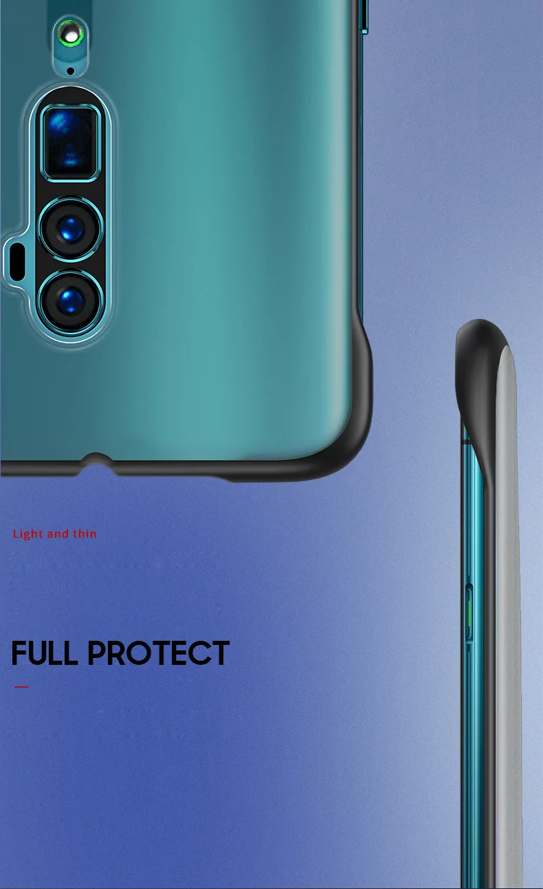 Для Oppo Reno 10x чехол с зумом для Oppo Reno Z X безрамный матовый чехол для Oppo R17 Pro R17Pro Z5X K1 R15X K3 прозрачный чехол-накладка