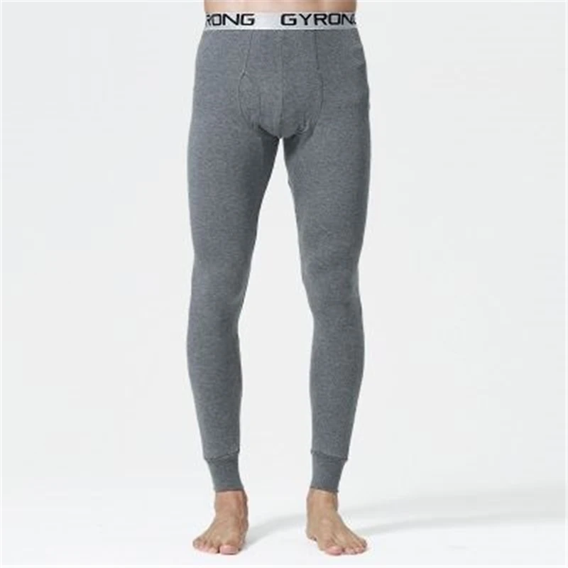 2018 new Autumn and winter Men long johns 100% cotton thermal underwear pants 5 colors