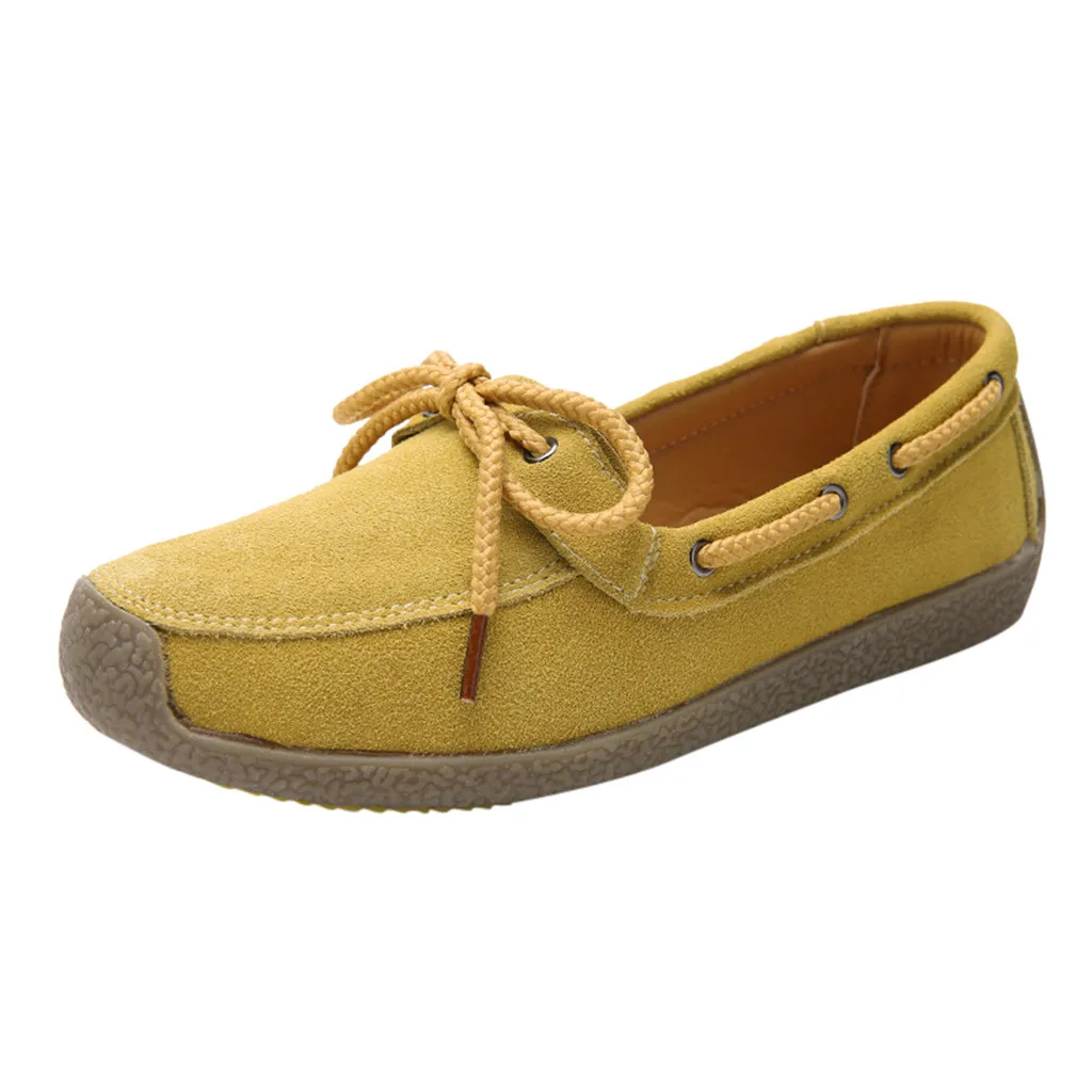 

Casual Boat Sandals Bowknot Sewing Flat Shoes Spring Summer Sandals Women's Ankle Flat Loafers Slip On Flock Roman Casual Shoes