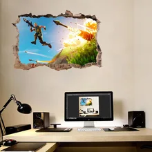 Fortnight sticker creative wall 3D stickers dimensional wall paste living room background painting self-adhesive