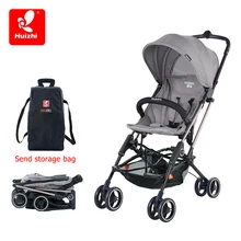 Брендовый светильник для детской коляски с зонтиком и четырехколесным амортизатором, ультра-портативная коляска BB, складная детская коляска, может быть в самолете