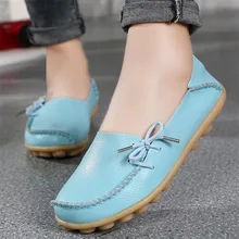 Новинка; кожаные женские туфли; низкий каблук; плоская подошва; женские тонкие туфли; Повседневная Удобная обувь на плоской подошве; большие размеры