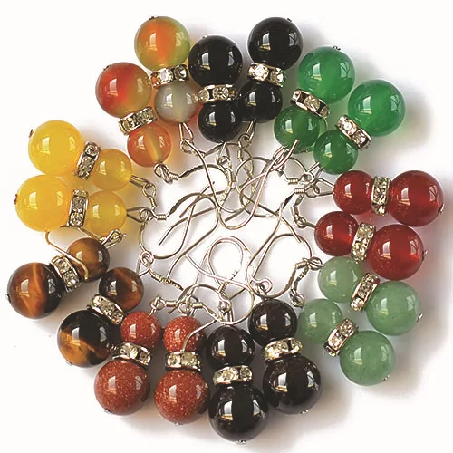 

Handmade 925 Sterling Silver Earrings Natural Onyx Stone Earrings for Women Jewelry