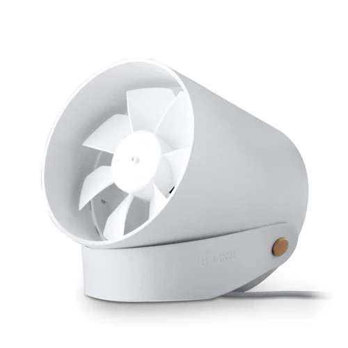 White Xiaomi Mijia Vh вентилятор стильный двойной-blade Mute цикл настольный бесшумный вентилятор низкий уровень шума сенсорный датчик переключатель и вторая передача регулируемая - Цвет: White