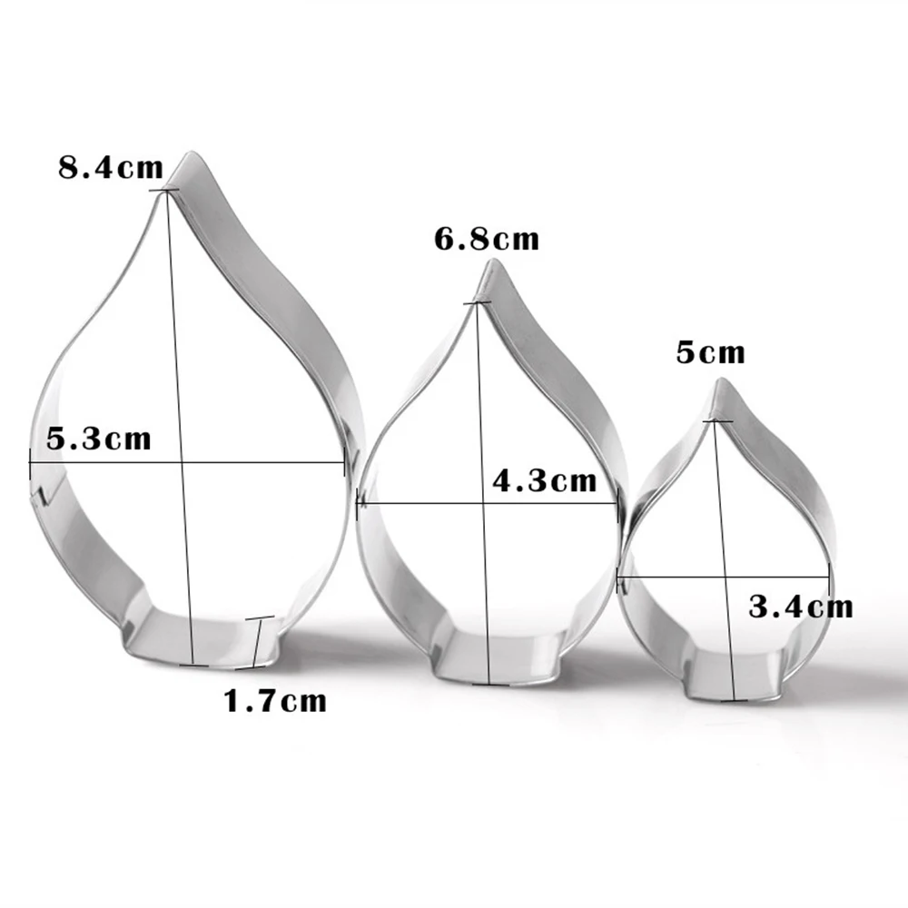 3 шт./компл. цветок лилии металлическая формочка для печенья для помадки, печенья, сахара ремесло Кондитерская паста Обледенение резка декорирование выпечки инструменты