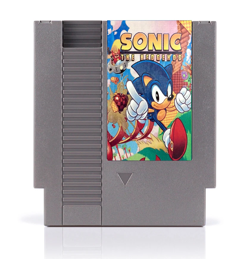 Игровая карта Sonic the Ежик 8 бит для игровых консолей с 72 контактами | Электроника