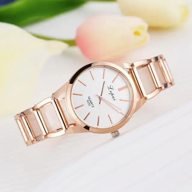 lvpai Women Alloy Strap Rhinestones Dial Plated Analog Quartz Bracelet Watch Wri lvpai Women Alloy Strap Rhinestones Dial Plated Analog Quartz Bracelet Watch Wri