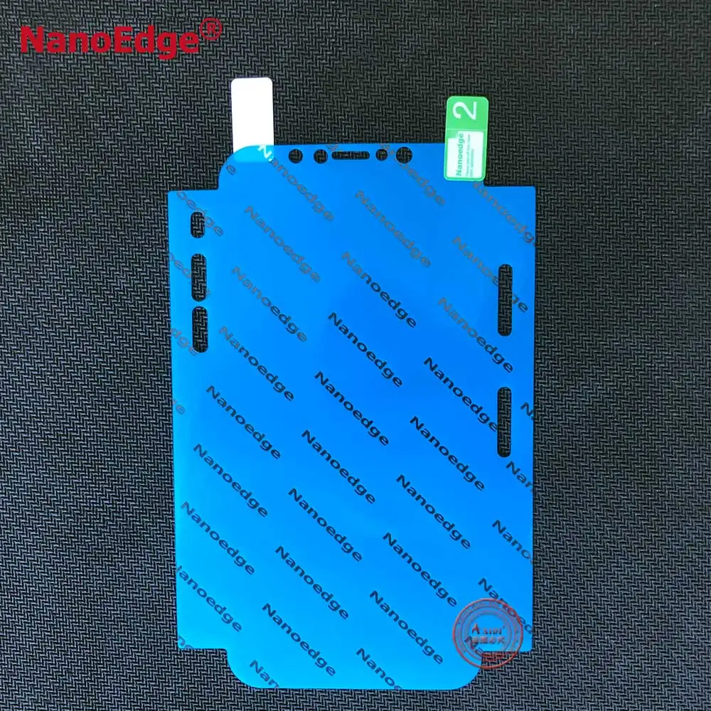 Nanoedge Anti UV свет продлен сторон Экран Full Cover для iPhone X пленка Clear Применение Слои ТПУ