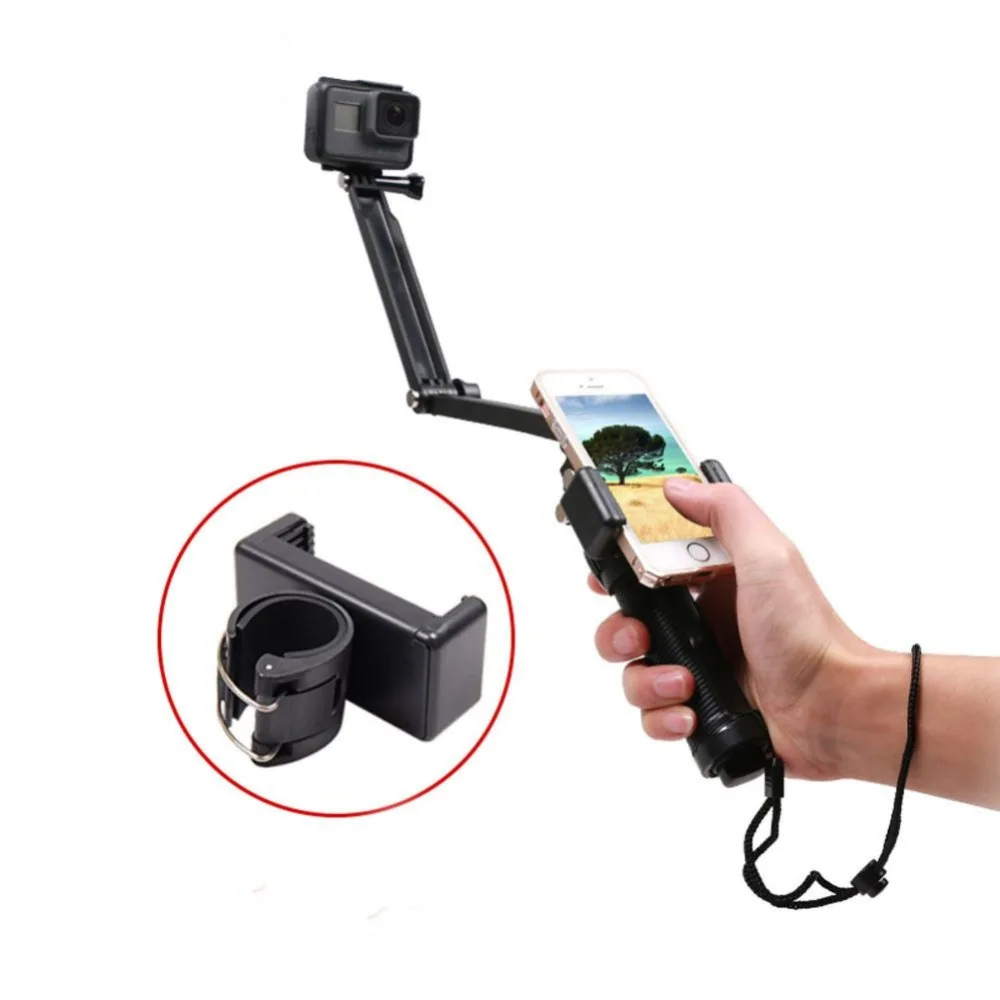 

Gimbal Accessory Phone Clip Mount Lock Holder for Monopod Selfie Stick for GoPro Hero 5 4 3+ Action Camera for DJI Osmo Pocket