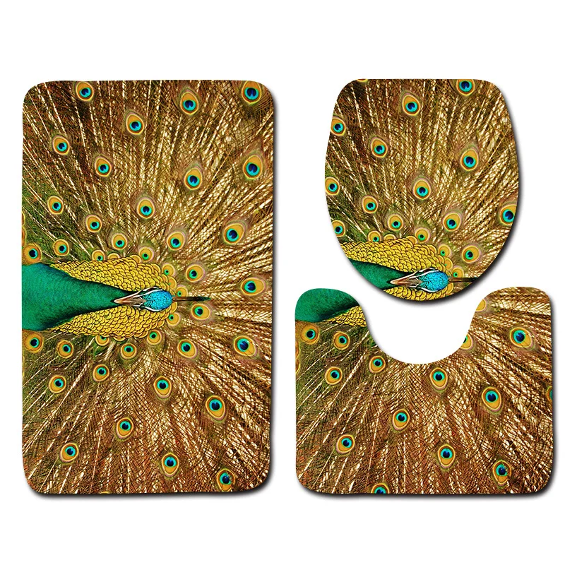 Buy Peacock Flaunting Its Tail Bathroom Decorative