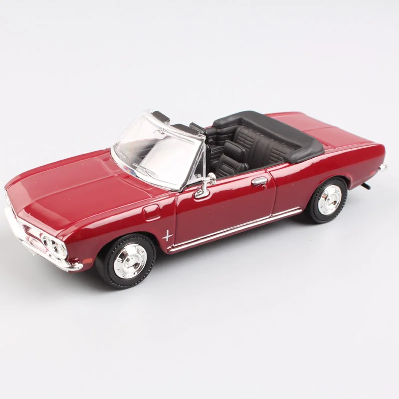 Брендовый 1/43 дорожный 1969 Chevrolet Corvair Monza, металлический авто автомобиль, металлическая литая модель, игрушка для коллекции