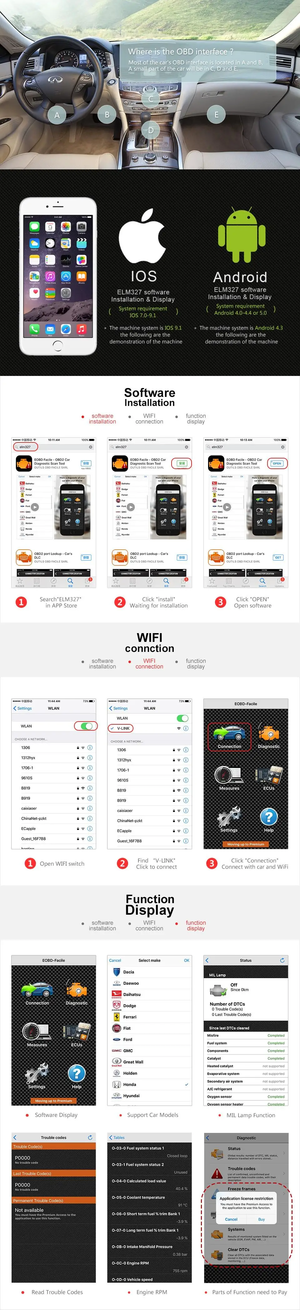 ELM327 WIFI 960