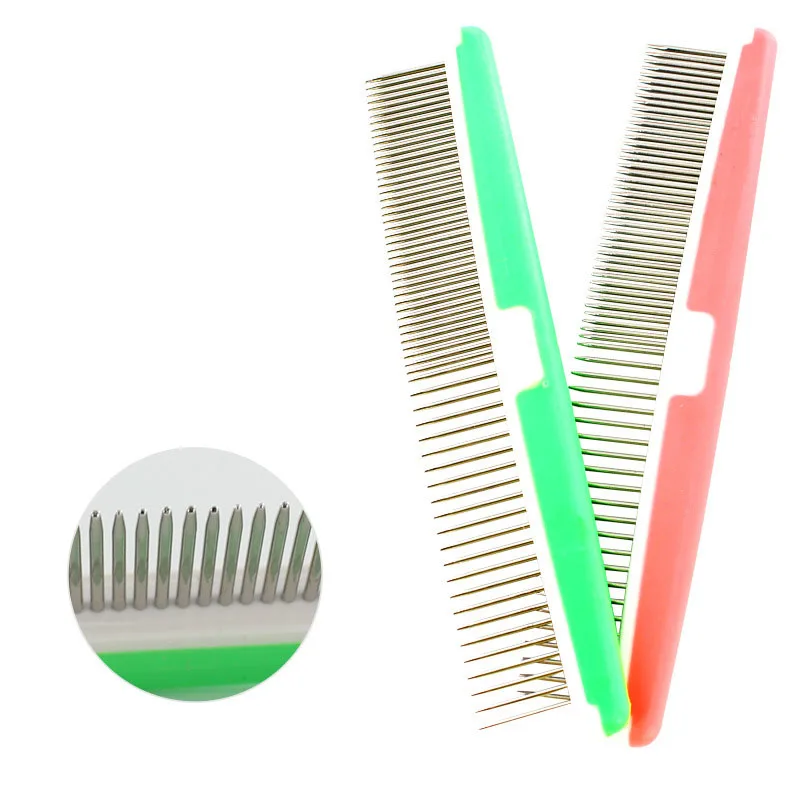 

17.5 x 3.5 cm Dog Comb Pet Grooming Tool Remove Tangles, Knots, Loose Fur and Dirt for Everyday Use for Dogs and Cats Spot Stock
