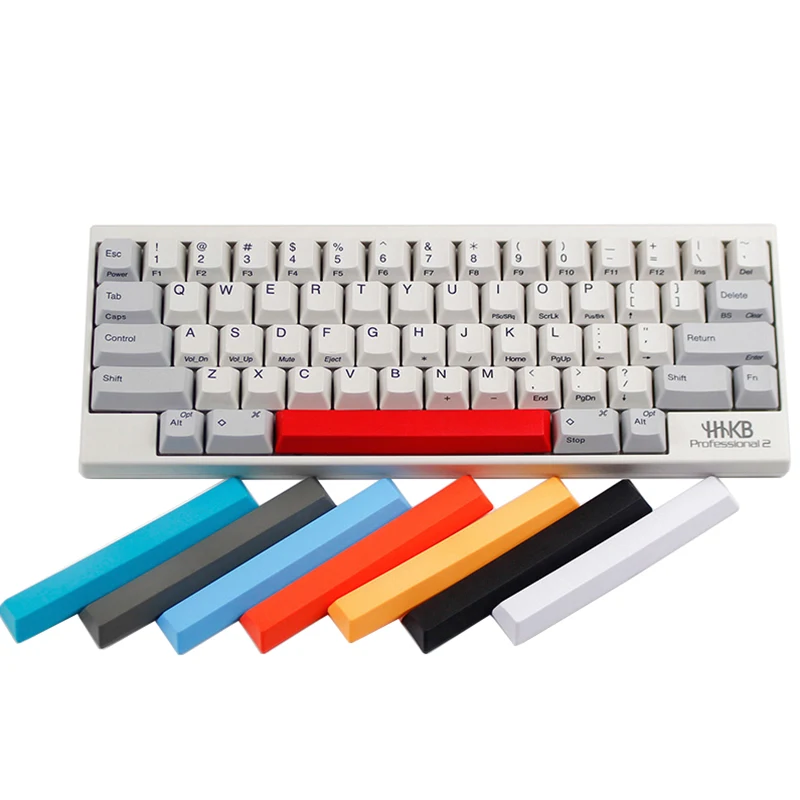 Topre realforce hhkb конденсатор клавиатуры колпачки многоцветная крышка pbt Материал Смешанный цвет белый черный красный синий пробел