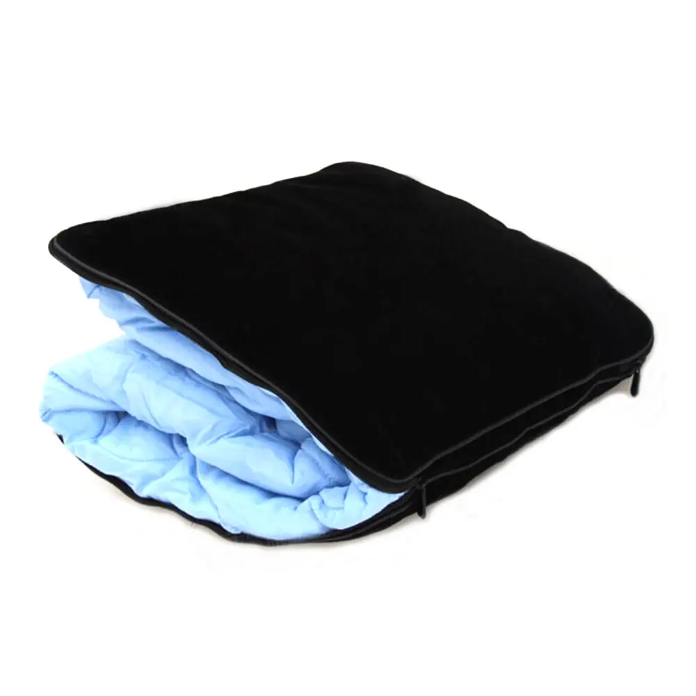 Универсальная автомобильная черная подушка одеяло хлопок двойного назначения Подушка мягкое одеяло подушка/Подушка открытая может быть как одеяло/одеяло для автомобиля