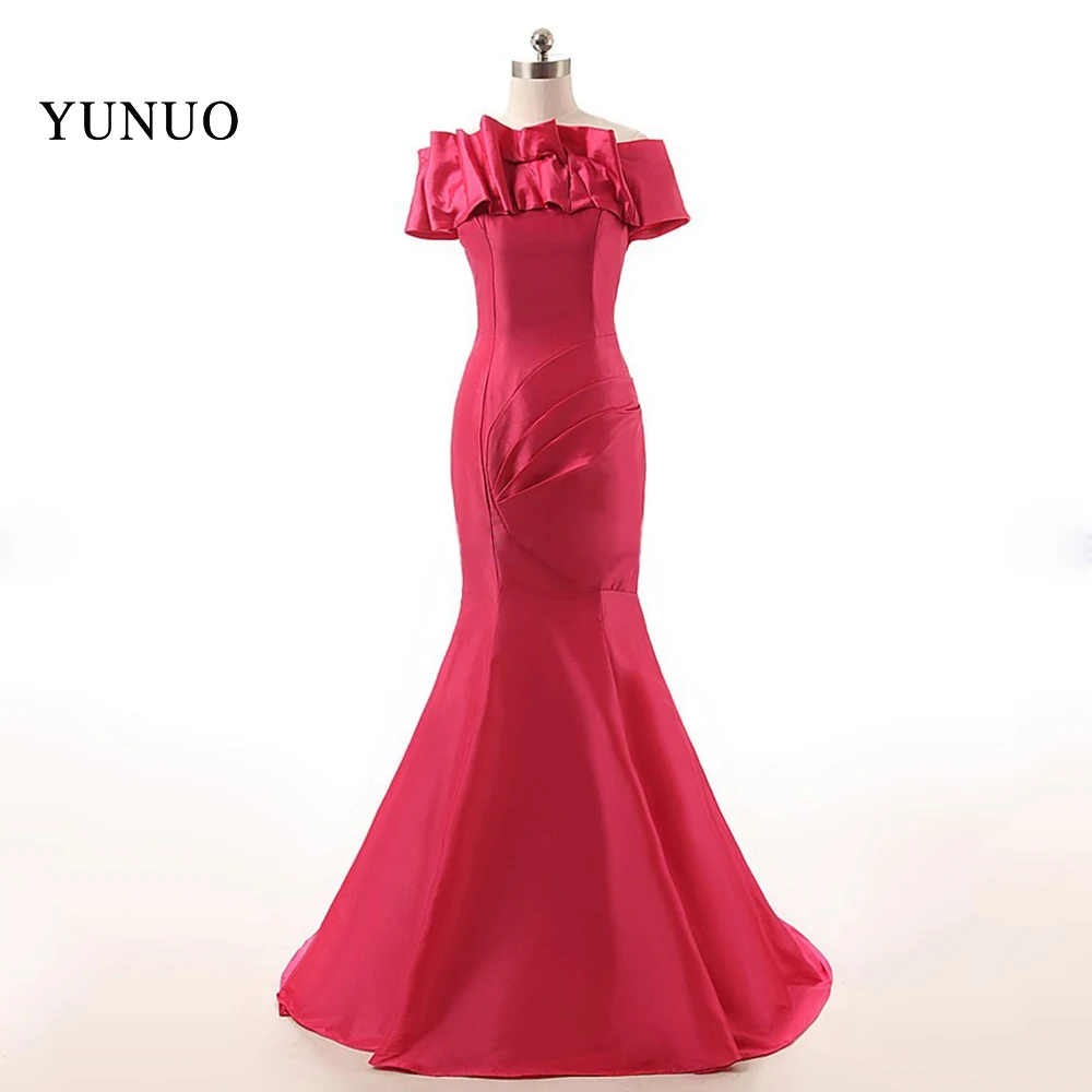 

New Arrival Elegant Prom Dresses 2019 For Women Sexy Mermaid Vestido Festa Longo Custom Made Formal party dresses x562101