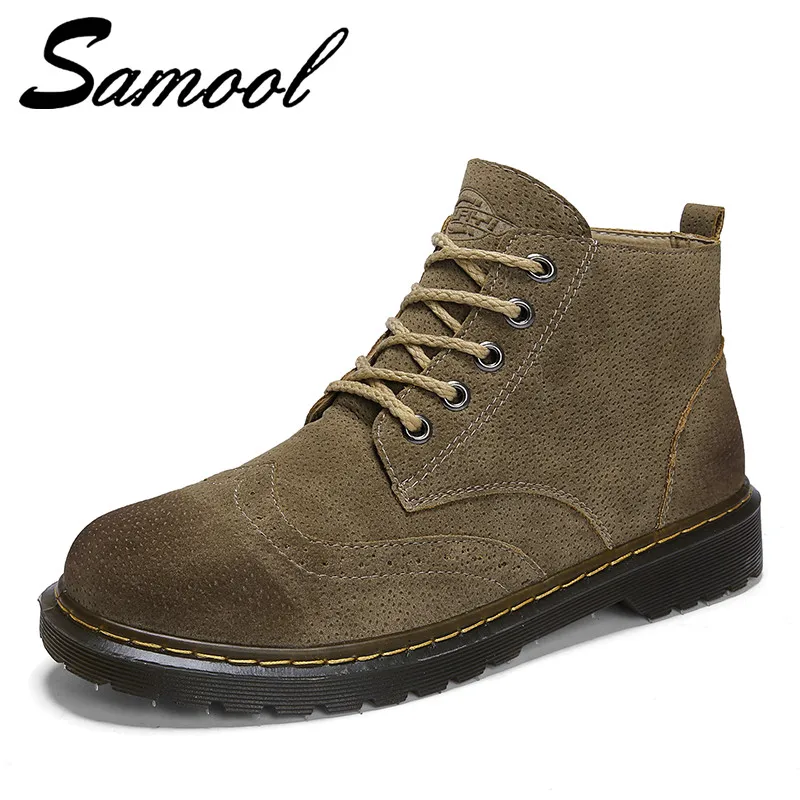 

Winter Boots Men Leather Lace Up Shoes Men Tennis Sneakers Ankle Boots Male Warm Bullock Casual Botas Hombre Chelsea Boot Sex3