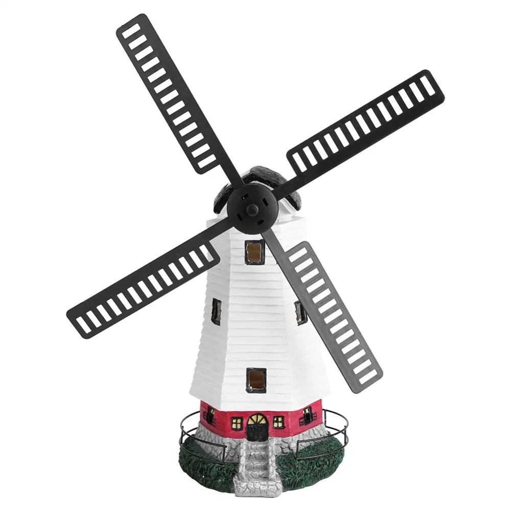 

Solar Powered Lighthouse Rotating Garden Light House Decoration Ornament christmas decorations for home