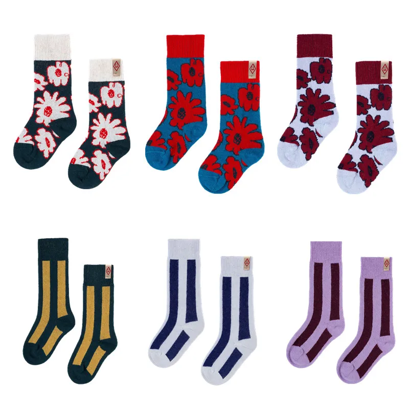 

2019 New Kids Skunk Socks Tao Brand Baby Girls Boys Knee Snail Socks Fashion Worm Socks Children Clothes 2-6Y