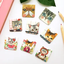 4 комплекта/партия Kawaii kitties магнитная закладка милый кот Закладка Канцтовары офисный школьный принадлежности marcador материал escolar F115