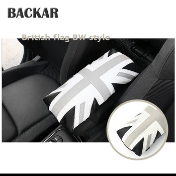 

Backar Car Armrest Cushion Covers For Acura Chevrolet Cruze Aveo Peugeot 307 308 Seat Leon Mazda 3 6 CX-5 leather Accessories