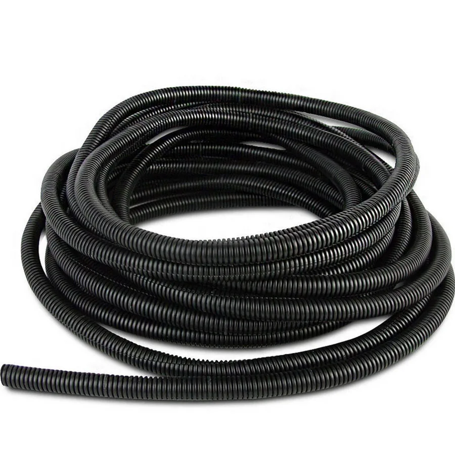 50' Length Split Loon Tubing Inner Dia 6mm Split Loom Wire Cable