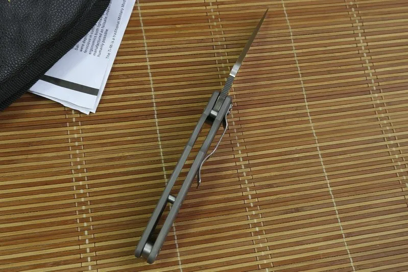 JUFULE OEM Titanium handle Para Military 2 C81 S30V blade ball bearing Folding hunt outdoor multi EDC Tool Utility kitchen Knife JUFULE OEM Titanium handle Para Military 2 C81 S30V blade ball bearing Folding hunt outdoor multi EDC Tool Utility kitchen Knife